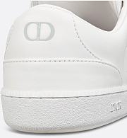 Dior B57 Low-Top Sneaker in White Smooth Calfskin – 3SN328ZQR_H000 - 4