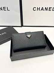 Prada Wallet P105 Black 19x10cm - 4