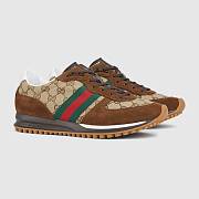 Gucci Men’s Re-Motion Sneakers in Beige Fabric – Style 832461 AAFL9 2341 - 5