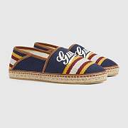 Gucci Men’s Espadrille with Gucci Script in Beige/Red – Style 824882 FAEH9 8850 - 6