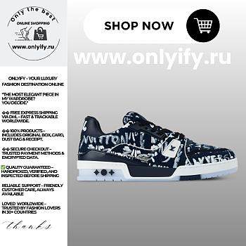 Louis Vuitton LV Trainer Sneaker for Men in Monogram Leather – Style 1AIKQ