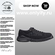 Dior Men’s Combat Derby Shoe in Black Suede and Black Dior Oblique Jacquard – Style 3DE379ZYH_H96 - 1
