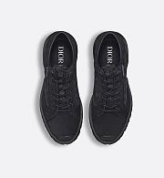 Dior Men’s Combat Derby Shoe in Black Suede and Black Dior Oblique Jacquard – Style 3DE379ZYH_H96 - 5