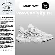 Dior Men’s B44 Blade Sneaker in White Technical Mesh and White Technical Fabric – Style 3SN306ZZY_H080 - 1
