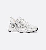 Dior Men’s B44 Blade Sneaker in White Technical Mesh and White Technical Fabric – Style 3SN306ZZY_H080 - 6