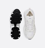 Dior Men’s B44 Blade Sneaker in White Technical Mesh and White Technical Fabric – Style 3SN306ZZY_H080 - 3