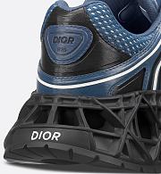 Dior Men’s B35 NXXT Sneaker in Blue and Black Technical Fabric with Blue Technical Mesh – Style 3SN323ZDX_H954 - 2
