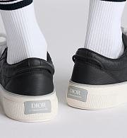 Dior Men’s B33 Sneaker in Black Grained Calfskin and Black Dior Gravity Leather – Style 3SN303ZAY_H960 - 5