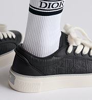 Dior Men’s B33 Sneaker in Black Grained Calfskin and Black Dior Gravity Leather – Style 3SN303ZAY_H960 - 4