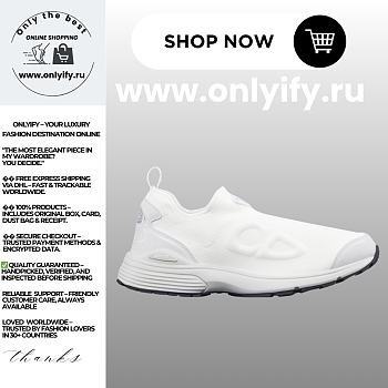 Dior Men’s B30 Countdown Sneaker in White Technical Fabric – Style 3SN322ZEJ_H000