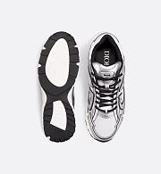 Dior Men’s B30 Countdown Sneaker in White Metallic Technical Mesh and Silver-Tone Technical Fabric – Style 3SN279ZYG_H869 - 4