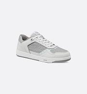 Dior Men’s B27 Uptown Low-Top Sneaker in White and Dior Gray Grained Calfskin with Dior Gray Dior Gravity Leather – Style 3SN272ZAY_H068 - 6