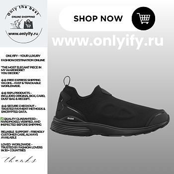 Dior Men’s B30 Countdown Sneaker in Black Technical Mesh and Black Technical Fabric – Style 3SN322ZEJ_H900