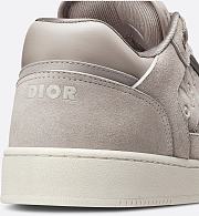 Dior Men’s B27 Uptown Low-Top Sneaker in Gray Suede and Dior Gravity Suede – Style 3SN272ZEC_H858 - 3