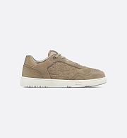Dior Men’s B27 Uptown Low-Top Sneaker in Khaki Suede and Khaki Dior Gravity Suede – Style 3SN272ZEC_H620 - 4