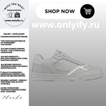 Dior B27 Uptown Low-Top Sneaker Gray Grained Calfskin and Gray Dior Gravity Leather – Luxury Men’s Designer Sneaker 3SN272ZAY_H8681