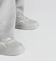Dior B27 Uptown Low-Top Sneaker Gray Grained Calfskin and Gray Dior Gravity Leather – Luxury Men’s Designer Sneaker 3SN272ZAY_H8681 - 2