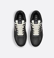 Dior B27 Uptown Low-Top Sneaker Black Smooth Calfskin with Beige and Black Dior Oblique Jacquard – Luxury Men’s Designer Sneaker 3SN272ZIR_H965 - 6