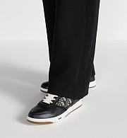 Dior B27 Uptown Low-Top Sneaker Black Smooth Calfskin with Beige and Black Dior Oblique Jacquard – Luxury Men’s Designer Sneaker 3SN272ZIR_H965 - 5