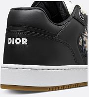 Dior B27 Uptown Low-Top Sneaker Black Smooth Calfskin with Beige and Black Dior Oblique Jacquard – Luxury Men’s Designer Sneaker 3SN272ZIR_H965 - 4