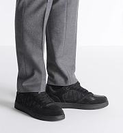 Dior B27 Uptown Low-Top Sneaker Black Suede, Black Smooth Calfskin & Black Dior Oblique Jacquard – Luxury Men’s Designer Sneaker 3SN272AAH_H900 - 5