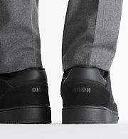 Dior B27 Uptown Low-Top Sneaker Black Suede, Black Smooth Calfskin & Black Dior Oblique Jacquard – Luxury Men’s Designer Sneaker 3SN272AAH_H900 - 4