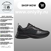 Dior B25 Runner Sneaker Black Smooth Calfskin & Dior Oblique Jacquard – Luxury Men’s Designer Sneaker 3SN299ZIR_H900 - 1