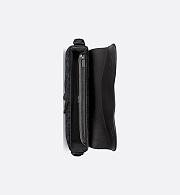 Dior Saddle Bag Black Dior Oblique Jacquard & Black Grained Calfskin 1ADPO413YKS_H03E – Men’s Luxury Crossbody Bag - 2