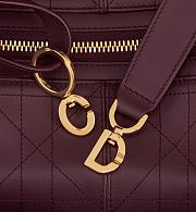 Dior Medium D-Journey Bag in Vintage Smooth Calfskin Plum Flat Macrocannage M2417UBUQ_M42R – Luxury Women’s Handbag & Crossbody Bag - 4