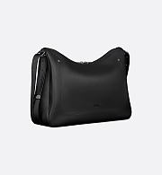 Dior Large Slider Zipped Hobo Bag in Black Smooth Calfskin – 1LEHO066URB_H00N Luxury Women’s Shoulder & Handbag - 5