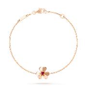 Van Cleef & Arpels Frivole Bracelet Mini Model VCARP7S900 – 18k Yellow Gold Diamond Jewelry - 4