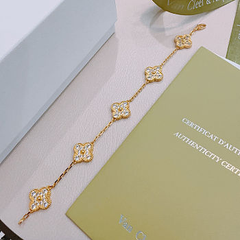 Vintage Alhambra Bracelet 5 Motifs VCARA414002