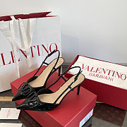 Valentino Garavani VLogo Signature Patent Leather Slingback - 3
