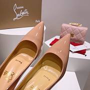 Christian Louboutin So Kate 110mm Pump in Beige Patent Leather - 3