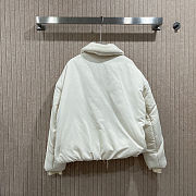 LOEWE Shearling-Trimmed Cotton-Blend Shell Jacket – Luxury Men’s Outerwear in Beige - 2