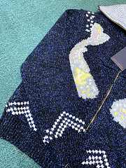 Louis Vuitton Zippered Knitted Blouson – Blue Luxury Ready-to-Wear (1AIMB0) - 3