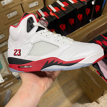 Air Jordan 5 Retro OG “White/Black/Fire Red” – HQ7978-101