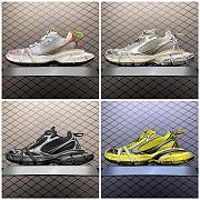 Balenciaga Men's 3XL Sneakers – Bold Yellow & Black Statement Shoes - 6