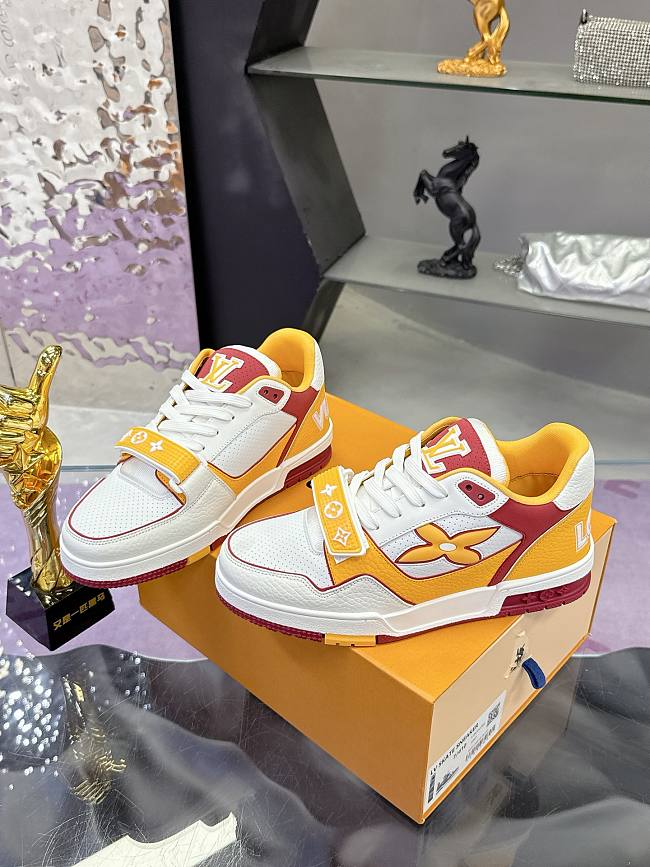 Louis Vuitton LV Trainer Sneaker – Men's Luxury Designer Shoes - 1
