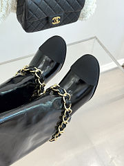 Chanel Boots in Lambskin and Grosgrain – Women’s Luxury Elegant Boots - 4
