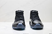 Air Jordan 11 Retro “Gamma” CT8012-047 – Black Patent Leather Men’s Sneakers - 3