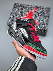 Jordan Spizike Low Men’s Shoes FQ1759-060 – Black/Fire Red Hybrid Retro Sneaker - 1